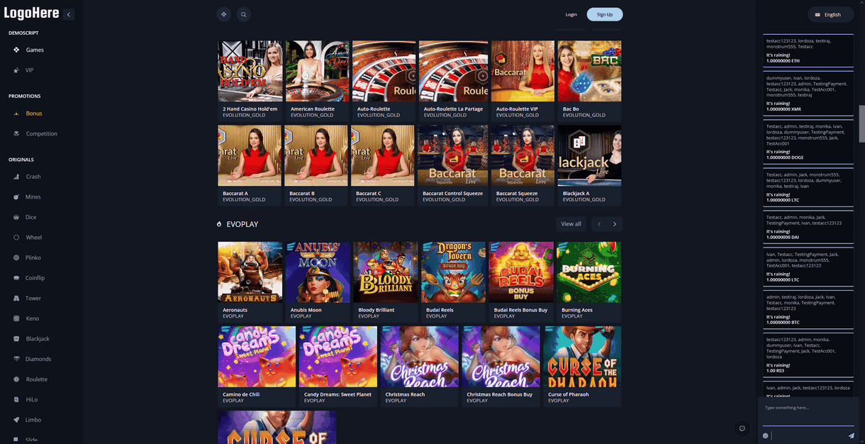 Winorio Casino: Down Payments and Withdrawals