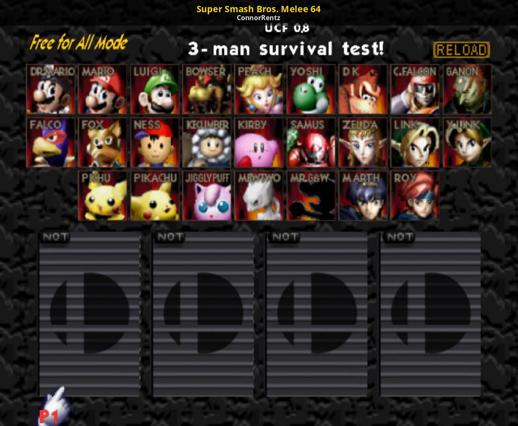 La descarga de la ROM Super Smash Bros. Melee