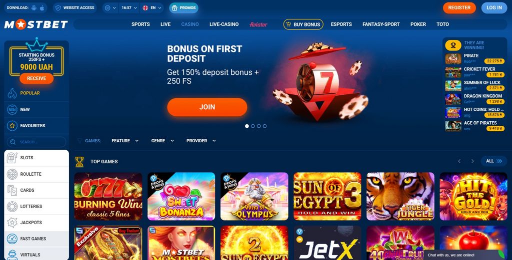 Registrace a přihlášení na Mostbet CZ